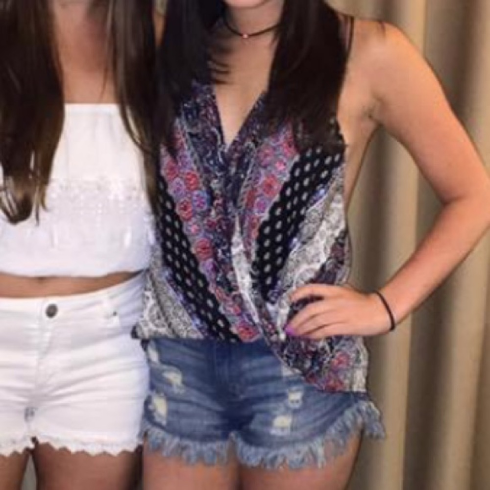 Patterned Halter Top - image 1